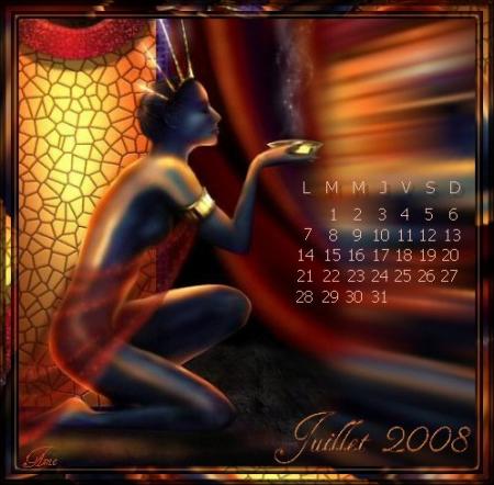Calendrier zen - juillet 2008