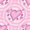 Fond de page psychédélique coeur