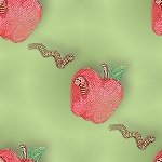 Fond de page Pomme Api sans raccord